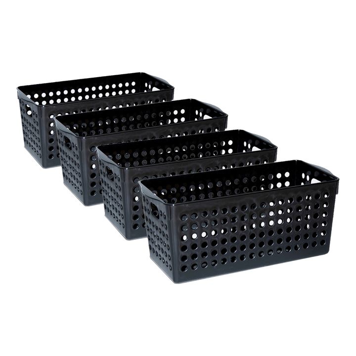 Set 4 Cestos Organizadores Rectangular Calado - Colombraro - Vista 4