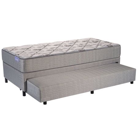 Colchón + Carricama Resortes 1 1/2 Plaza Inducol Agra 100x200x23 110kg 