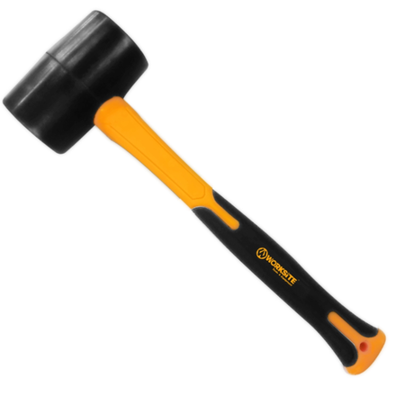 Martillo De Goma 454 Gramos Worksite Mango Fibra Resistente