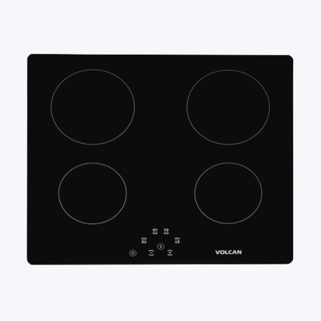 ANAFE ELECTRICO VOLCAN EV4SEV 4 HORNALLAS VITROCERAMICO - 4605758