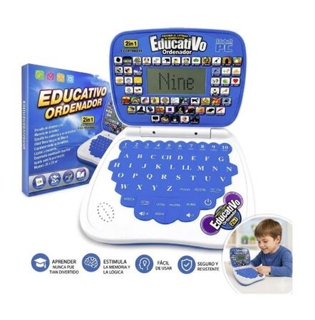 Computadora didáctica mini laptop bilingue
