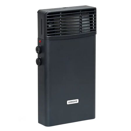 Calefactor Electrico Longvie 2000W Turbo con Termostato Grafito