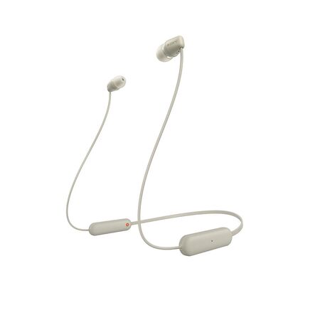 Auriculares Bluetooth Inalambricos In Ear Sony WI-C100 beige