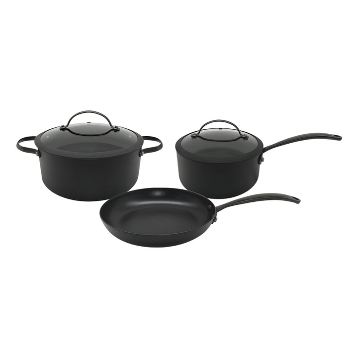 Batería Cocina Antiadherente 5 Piezas Hudson Total Black Negro - Vista 1