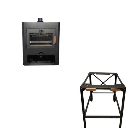 Combo Horno A Gas Tromen Trh G Gourmet Con Base 153 X 61 Cm