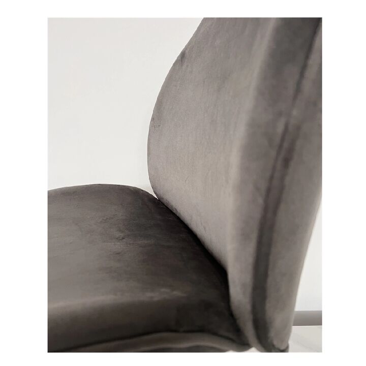 Silla Beetle Gris Oscuro con Base Dorada S-28/GO - Vista 3