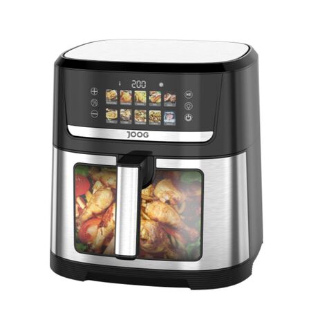 Freidora Electrica De Aire Joog Con Visor 9,5L Fryer Single  Pot
