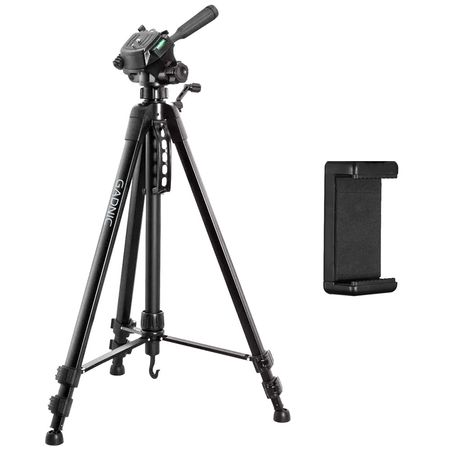 Trípode Gadnic Profesional de Aluminio Regulable 0.64 a 1.70mts Hasta 3kg