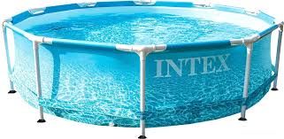 Pileta Beachside Metal Frame Estructural Redonda Intex