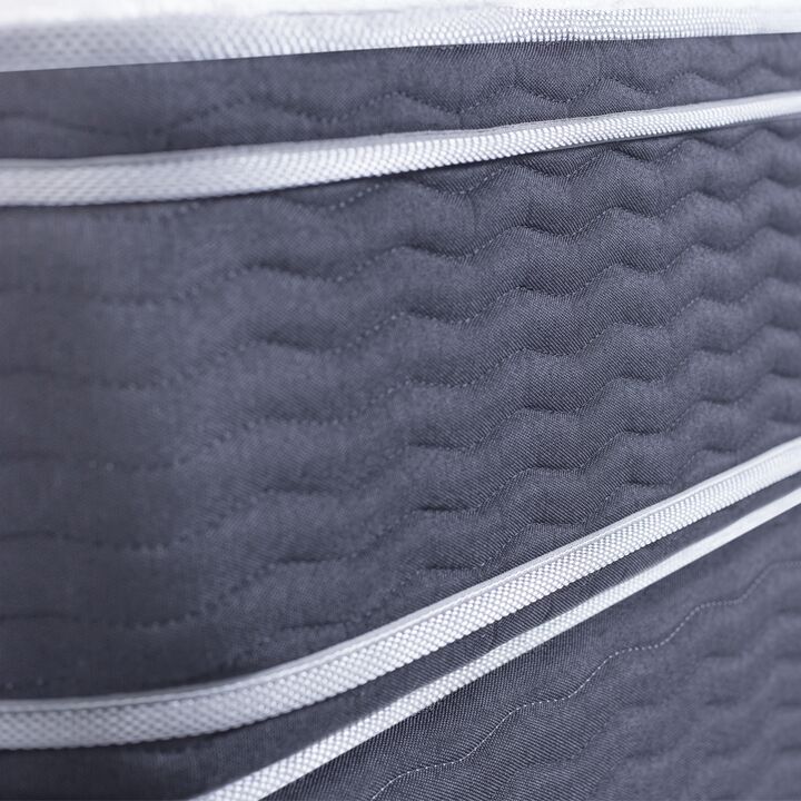 Colchon y Sommier Inducol Nimbus Visco Queen Size 150x190x26 Espuma de Alta Densidad Doble Pillow Viscoelastico - Vista 6