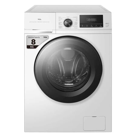 Lavarropas Automatico TCL 8KG 1400RPM Inverter Blanco P108FLW