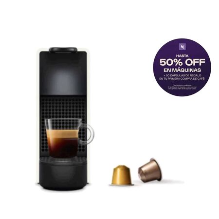 Cafetera Nespresso Essenza Mini C Blanca C30-AR-WH-NE2