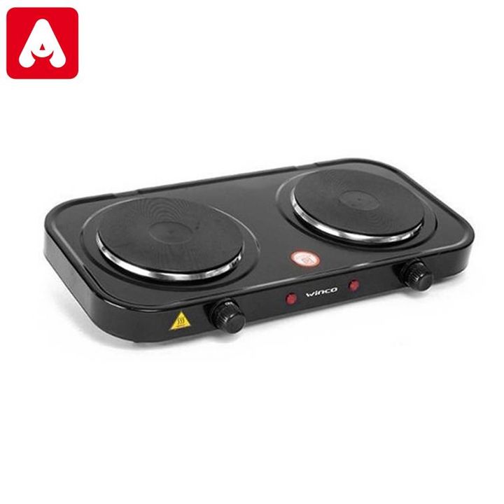 ANAFE ELECTRICO WINCO W41 2 HORNALLAS NEGRO - 91808 - Vista 1