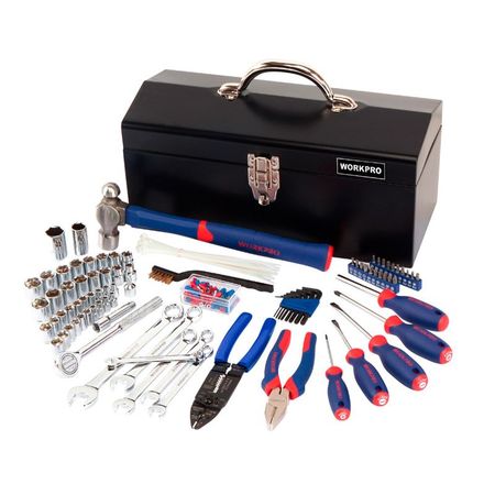 Caja de Herramientas mec?nicas del metal 160 Piezas WORKPRO 