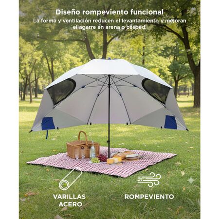 Sombrilla Carpa Azul Gadnic GZ7 Para Exterior + Bolso