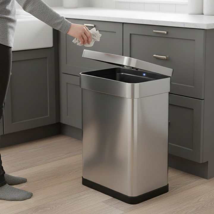 CESTO DE RESIDUOS BYNOX 46L SENSOR DE MOVIMIENTO CI-CESTBS-60 - Vista 1