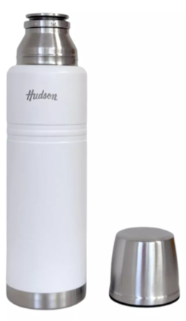 Termo acero inox  Hudson Blanco 1l