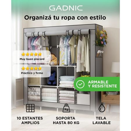Armario Mueble Organizador Gadnic SHR19 Ropa Zapatos Accesorios