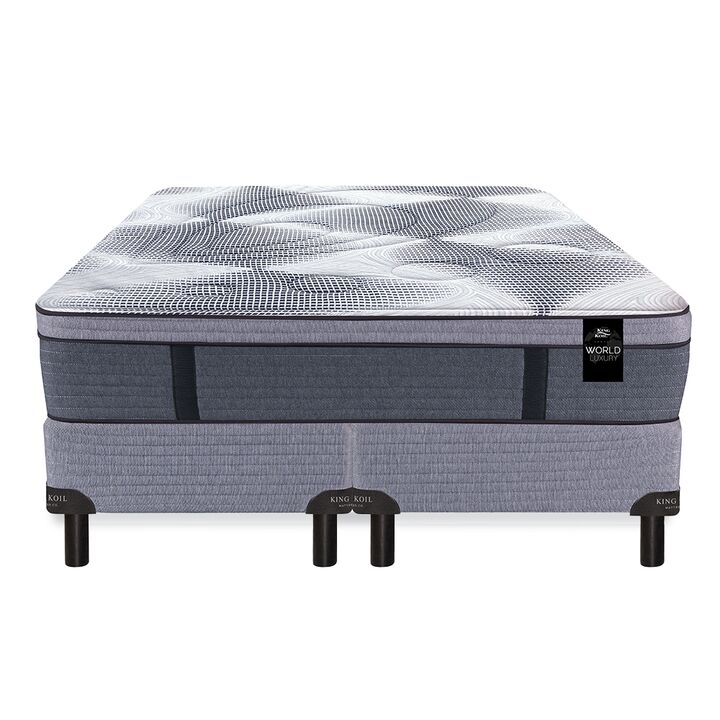 Colchon y Sommier King Koil 120 Luxury Pocket Super King 200x200 Resortes y Pillow Viscoelastico + Almohada de Regalo - Vista 8