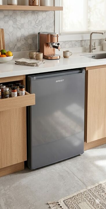 Heladera Bajomesada Single Door 125l Ks125rg Gris Briket - Vista 3