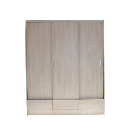 Placard Platinum Max 3 Puertas Corredizas Gris Andino 63319