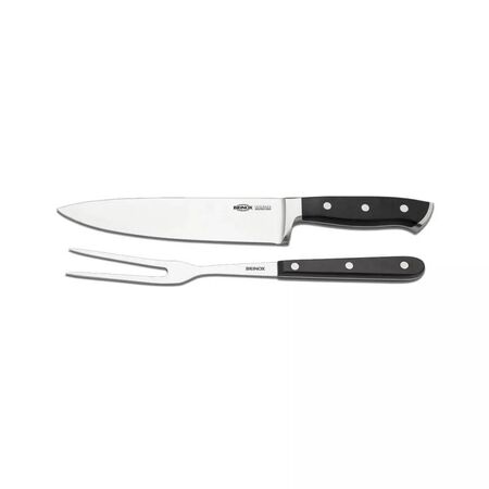 CUCHILLO Y TENEDOR BRINOX -  INFINITY, ACERO INOXIDABLE (2519/112)(LBRIN00450)