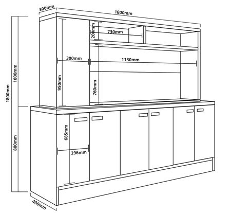 Modular Tv Delos 55P Luton Crema
