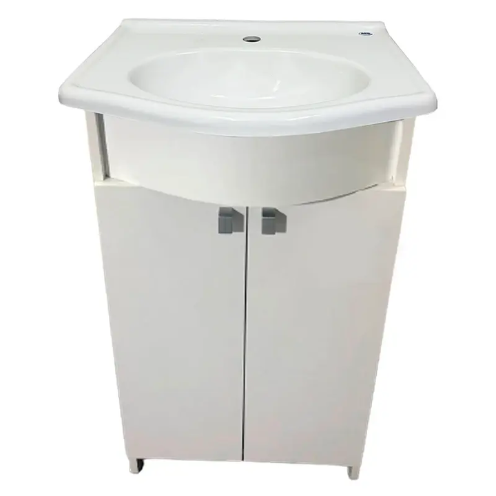 Vanitory CV470 50x40cm Redond Blanco 1Ag MS MARMOL SINTETICO - Vista 1