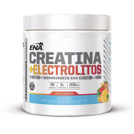 Suplemento Ena Creatina Electrolitos Pink Lemonade 302gr