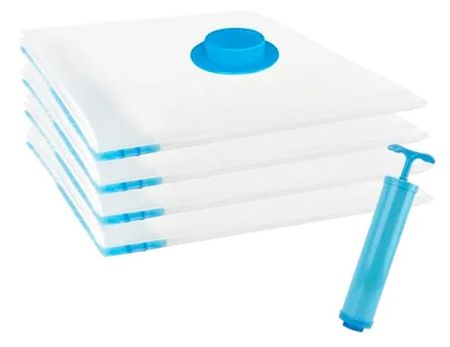 Set X 5 bolsas al vacío guarda ropa acolchado