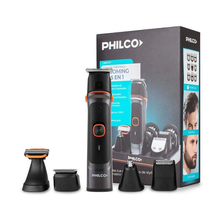 Afeitadora y Corta Pelo Grooming Kit Philco 5 en 1 CB8875PP - Vista 8
