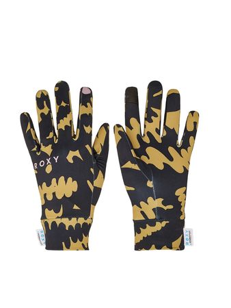 Guantes Roxy Snow Hydrosmart Liner Mujer Snow Negro