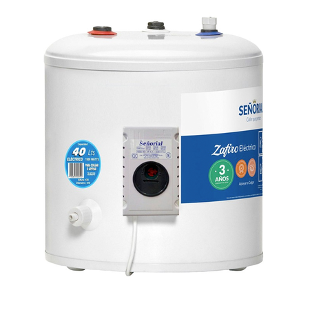 Termotanque Eléctrico Señorial TESZP-40 30lts 1500w Apoyar/Colgar