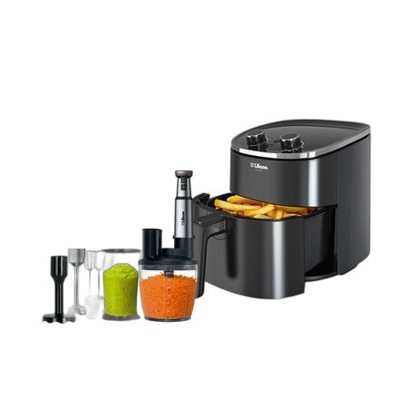 Combo Freidora Liliana Easyfry 3,7L 1400W + Procesadora Liliana 1300W 6en1