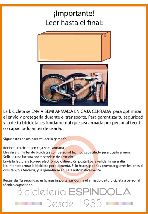 Bicicleta Raleigh Mojave 5.5 / Talle: 21"/XL _ Naranja/Negro _Cuadro de Aluminio/11Vel Shimano/MonoPlato/Rodado 29_ Línea 2026 - Vista 2