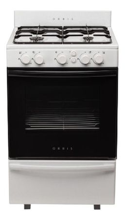 Cocina A Gas Orbis 858bc4 Blanca Con Visor Y 4 Hornallas Cts