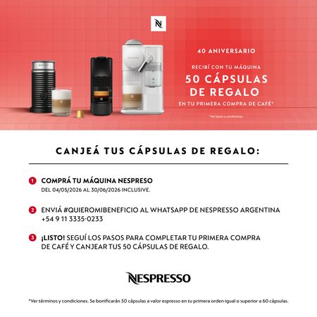 Cefetera Nespresso Citiz Platinum Steel Milk D145-AR-ME-NE