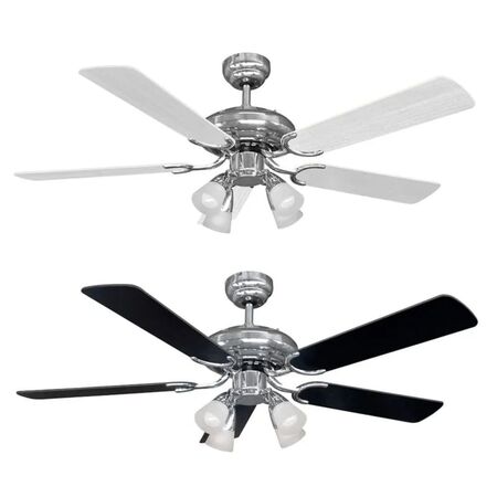Ventilador De Techo Liliana VTHM415R con Luz y Control Remoto
