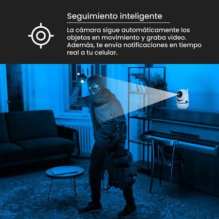 Cámara de Seguridad Dalton Interior WiFi 3mp FHD DA-CAM01