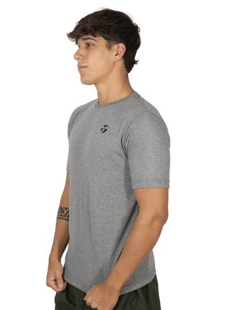 Remera Topper Básica Hombre Moda Gris