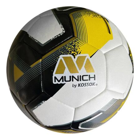 Pelota Futbol Munich Cardiff 3.0 Profesional Termosellada Amarillo-Negro