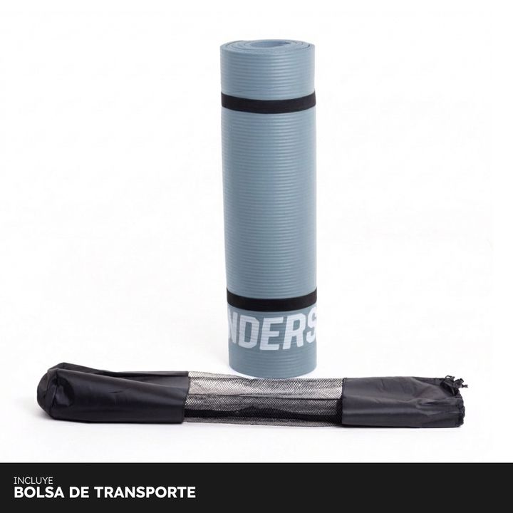 Mat de Entrenamiento 10mm con Bolso Randers ARG-031CL Celeste Hielo Calm Collection - Vista 5