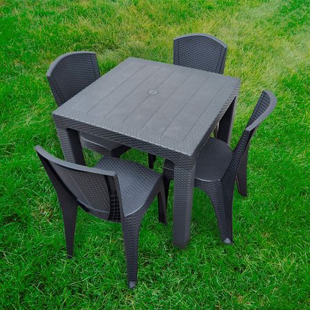 COMBO MESA + SILLA RATÁN