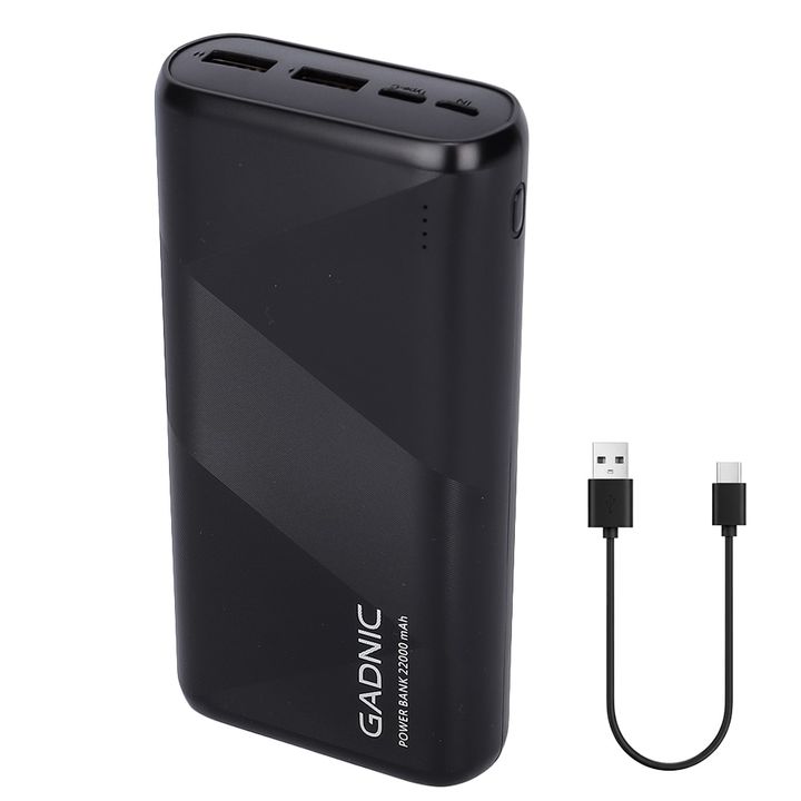 Cargador Portátil Gadnic Energy Power 22000 mAh 2 USB Carga Rápida - Vista 1