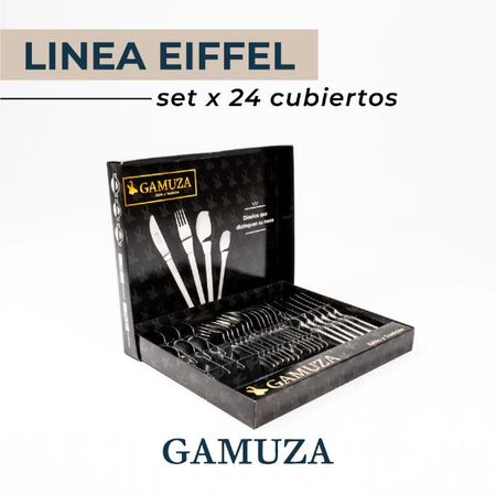 SET 24 PIEZAS EIFFEL Gamuza (165030)