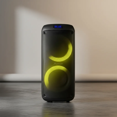 Parlante Portatil Ambassador Inalambrico Bluetooth Luces Led