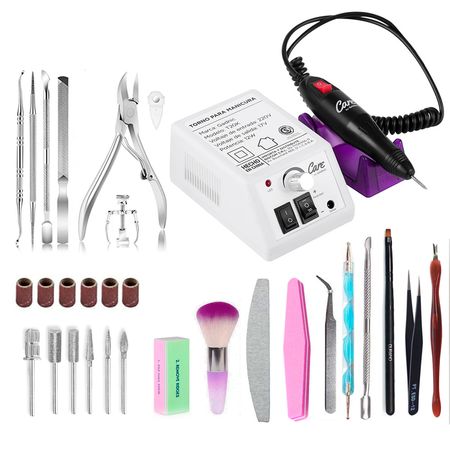 Kit de Manicuría y  Pedicura Gadnic + Torno Para Uñas T20K