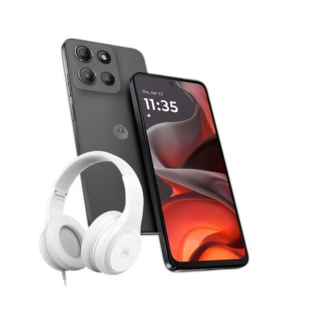 Combo Moto G15 4+128GB Gravity Gray + Auricular Vincha XT120