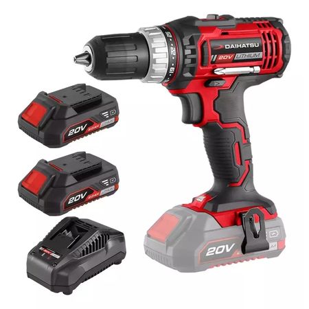 Taladro Atornillador 20v Daihatsu 2 Baterias 2.0ah Cargador