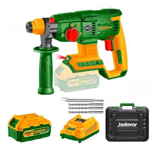 Taladro Retropercutor Inalámbrico Jadever Brushless 1100 RPM - Vista 1